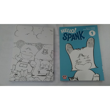 HELLO! SPANK N.1 VARIANT COVER COLORING GAME (BIANCA) - DYNIT MANGA