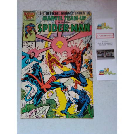 SPIDER-MAN 5 1986 MARVEL TEAM-UP  AMERICANO ORIGINALE