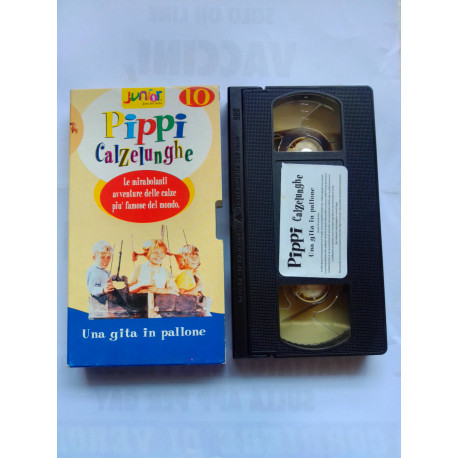 VHS PIPPI CALZELUNGHE N.10 UNA GITA IN PALLONE - MOLTO BUONO