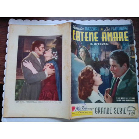 L'INTRUSA CATENE AMARE - FILM-ROMANZO N.46 1955 GRANDE SERIE - OTTIMO (PD)