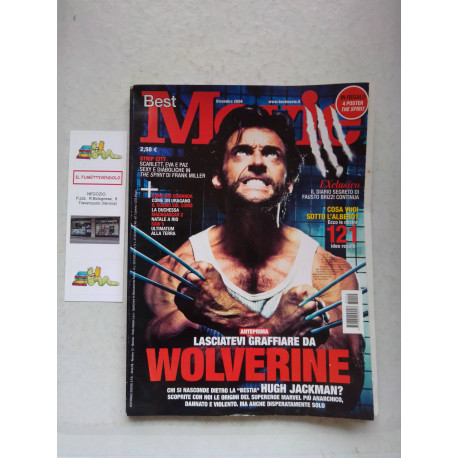BEST MOVIE N.12 DICEMBRE 2008 WOLVERINE + 4 POSTER (H10) PD