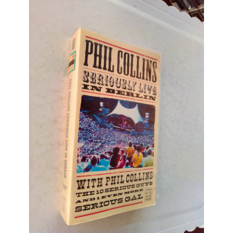 PHIL COLLINS SERIOUSLY LIVE IN BERLIN - VHS 1990 0361409 - OTTIMO