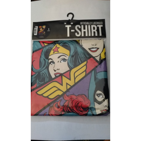 T-SHIRT DC COMICS ORIGINALS HEROINE POP ART - TAGLIA S - CID