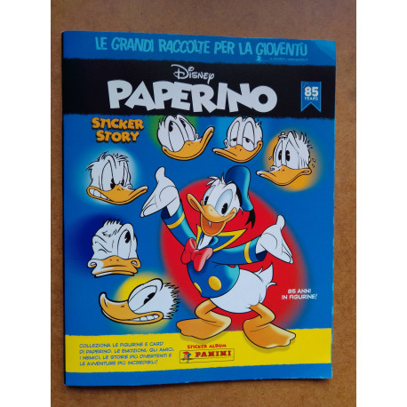 ALBUM FIGURINE PANINI PAPERINO - ATTACCATE 185 FIGURINE SU 276 (A6)