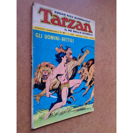 TARZAN N.87 GLI UOMINI RETTILE - EDITRICE CENISIO 1974 (A6)
