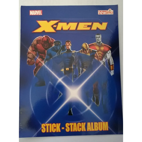 STICK - STACK ALBUM  MARVEL X-MEN  - NEWLINKS FOR KIDS - COME NUOVO "N"
